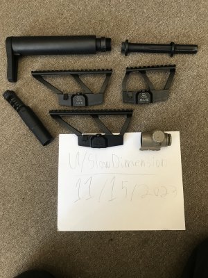 *More price drops* Asenal SM-13 mounts, Witt machine SME, Arsenal gas tube, PA 1x cyclops FDE